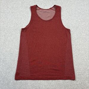 Lululemon Men's Sz S Red Metal Vent Tech Tank Top Sleeveless Gym Active Workout